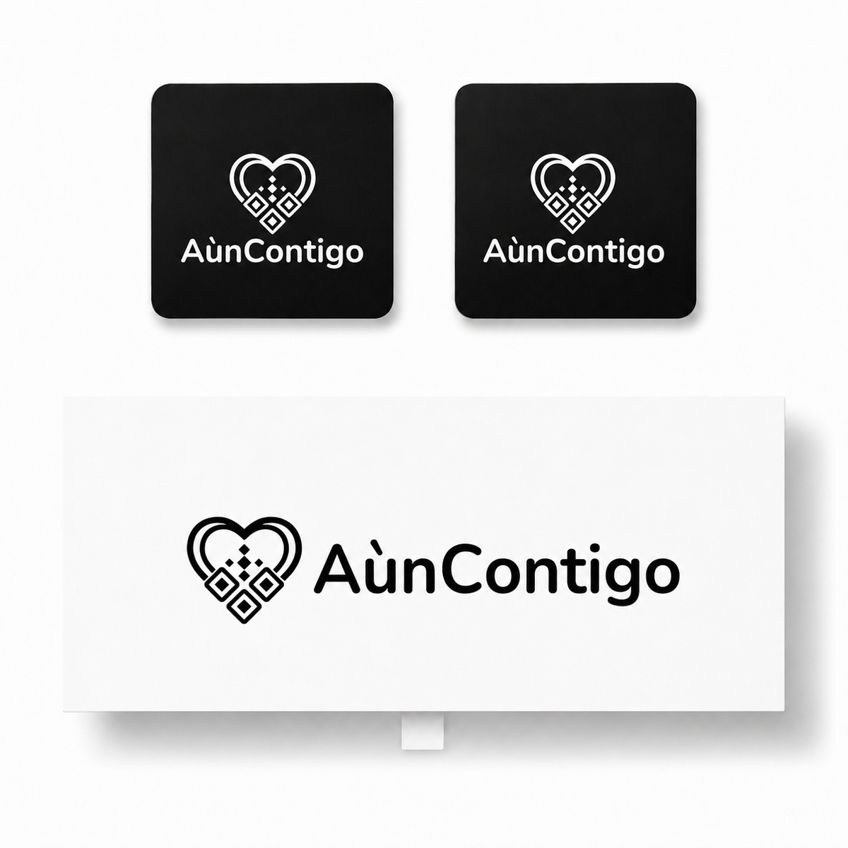 Placa Conmemorativa con Código QR — Aún Contigo